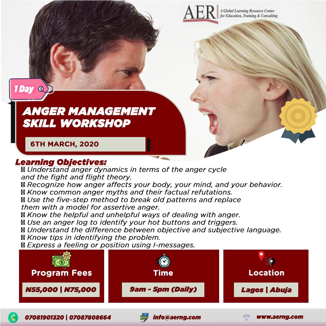 anger management training for professionals